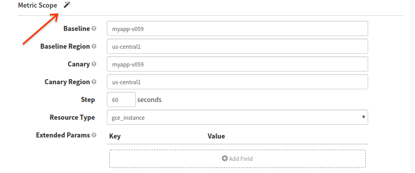Canary stage declaration